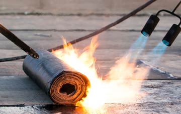 Old Perton asphalt flat roofing repairs