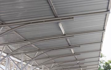 installing Old Perton metal roofing